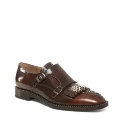 Fratelli Rossetti Beck Double-Buckle Brogue*Women Lace-Up Shoes