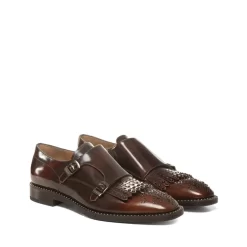 Fratelli Rossetti Beck Double-Buckle Brogue*Women Lace-Up Shoes