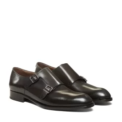 Fratelli Rossetti Double-Buckle Brogue*Men Lace-Up Shoes